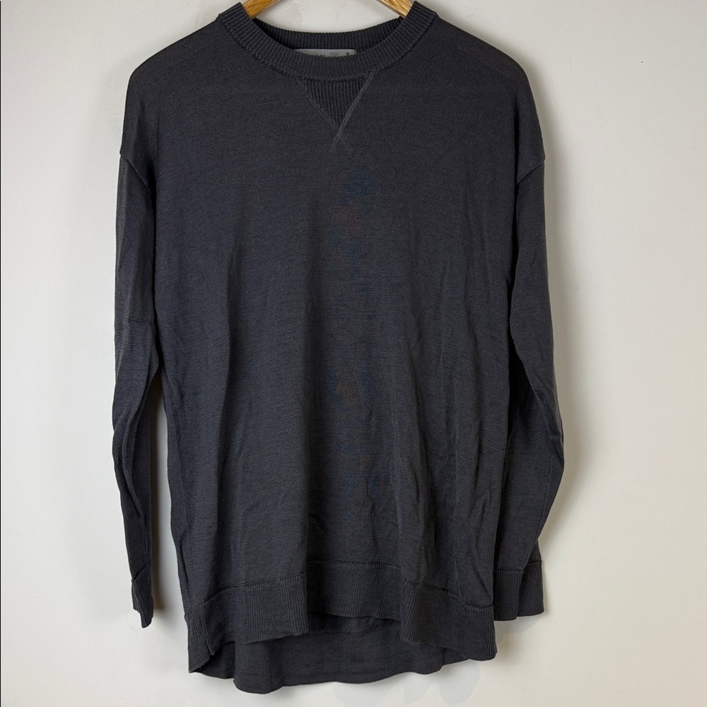 Icebreaker Charcoal Knit Sweater Size Small